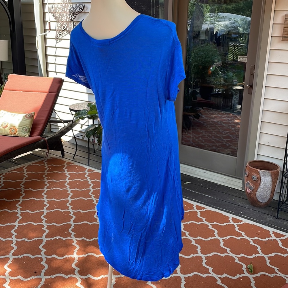 AnM High/Low Dress, Medium, Blue - Picture 4 of 10